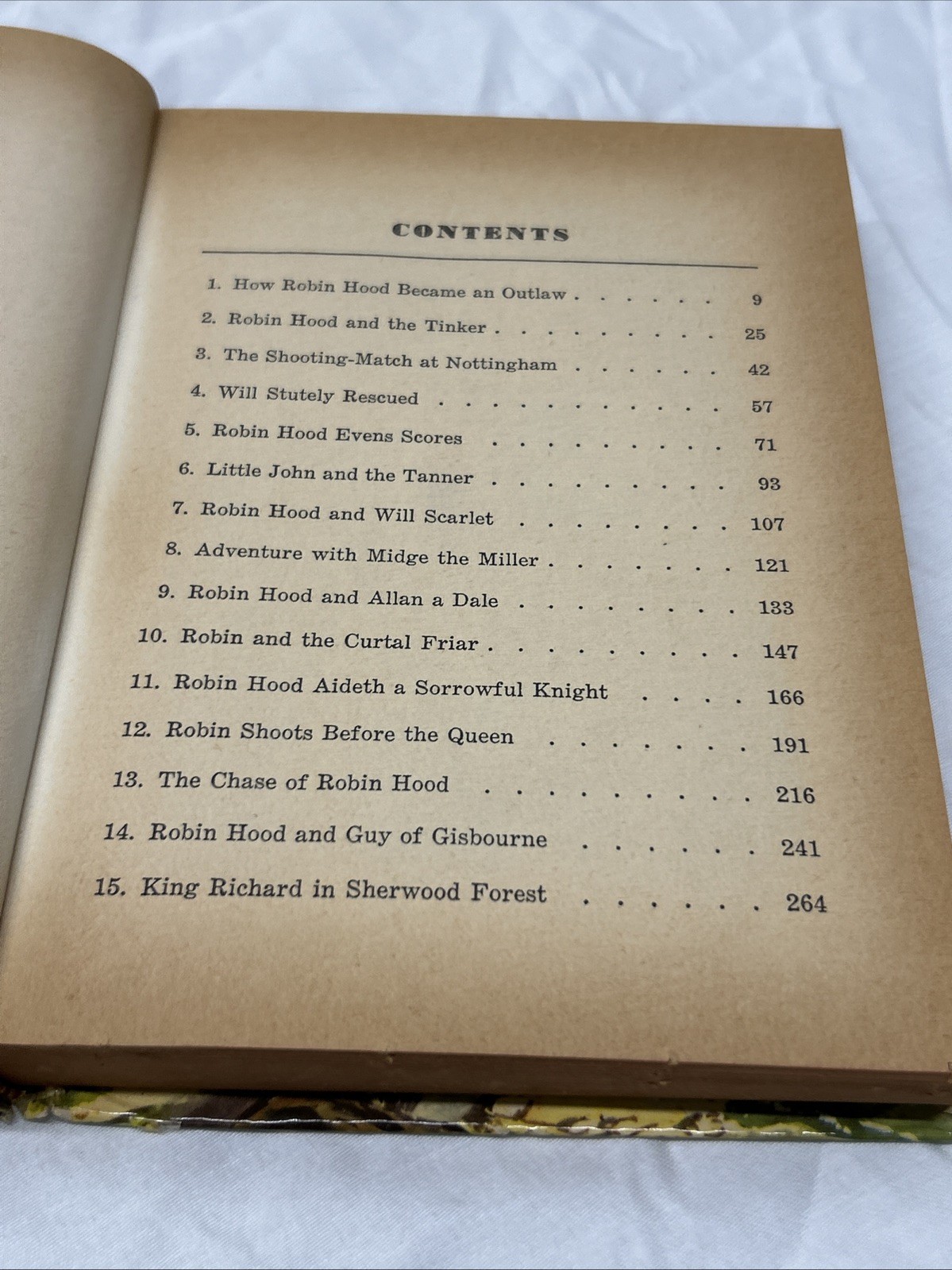 Vintage 1955 The Merry Adventures Of Robin Hood by Howard Pyle Good Condition