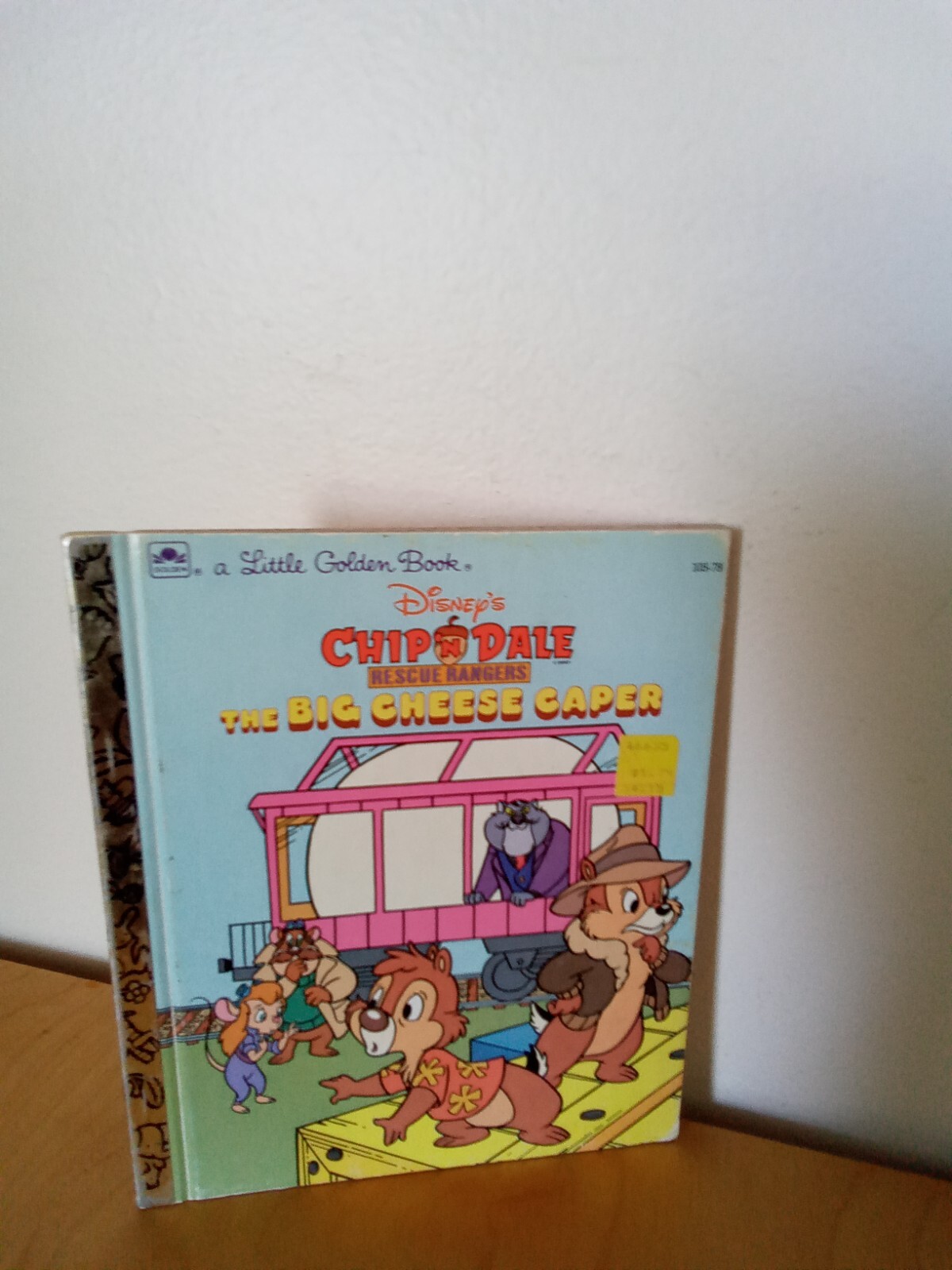 Disney’s CHIP’nDALE THE BIG CHEESE CAPER-Deborah Kovacs-Darrell Baker-hc-1991