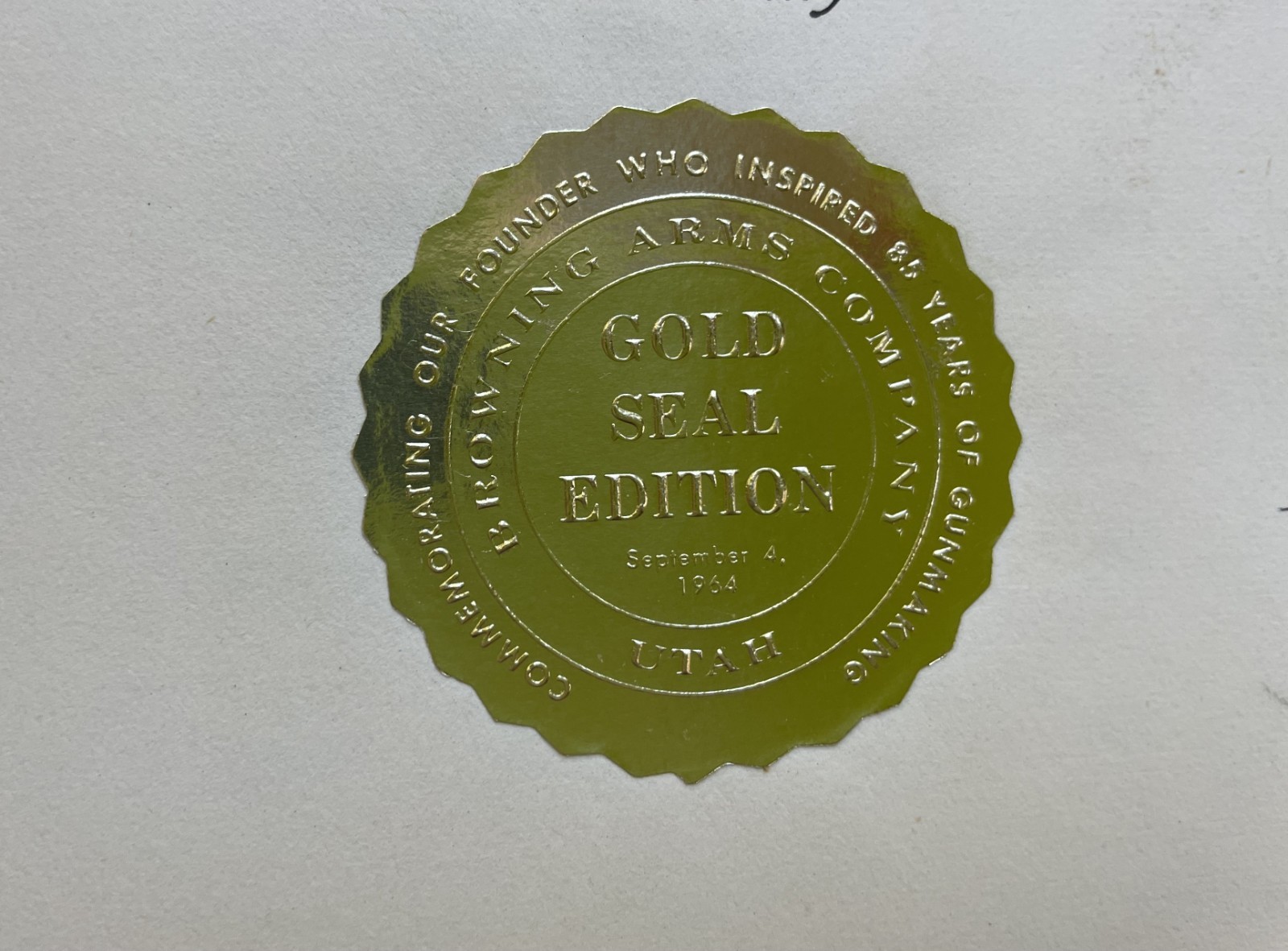 American Gunmaker John M. Browning – HCwDJ – 1964 Gold Seal 1st Ed – Firearms