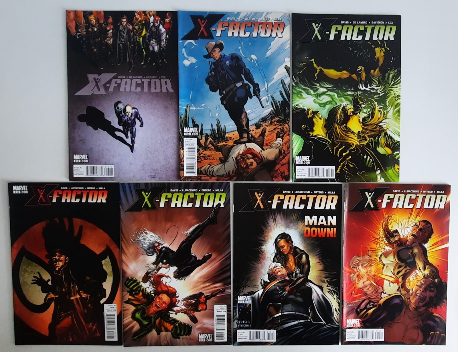 X-Factor #213 214 215 216 217 218 & 219 [ Complete Scar Tissue Arc ]