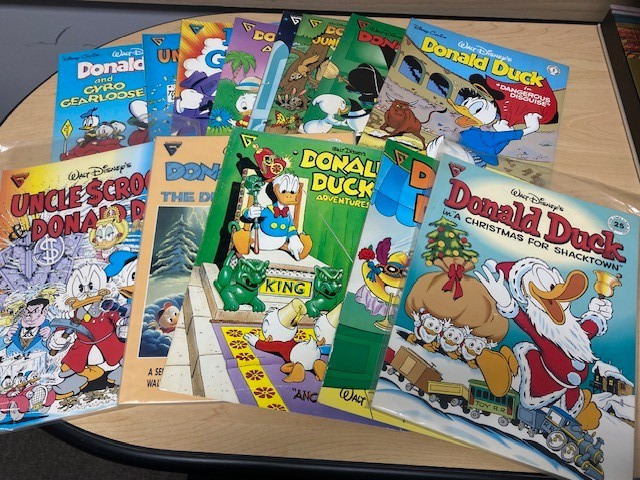 Lot of 13 Walt Disney’s Donald Duck Gladstone Comic Album Series – GOOD