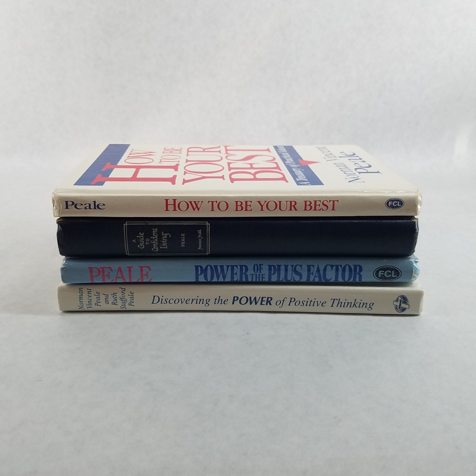 Norman Vincent Peale Lot of 4 Hardcovers – Titles in Description