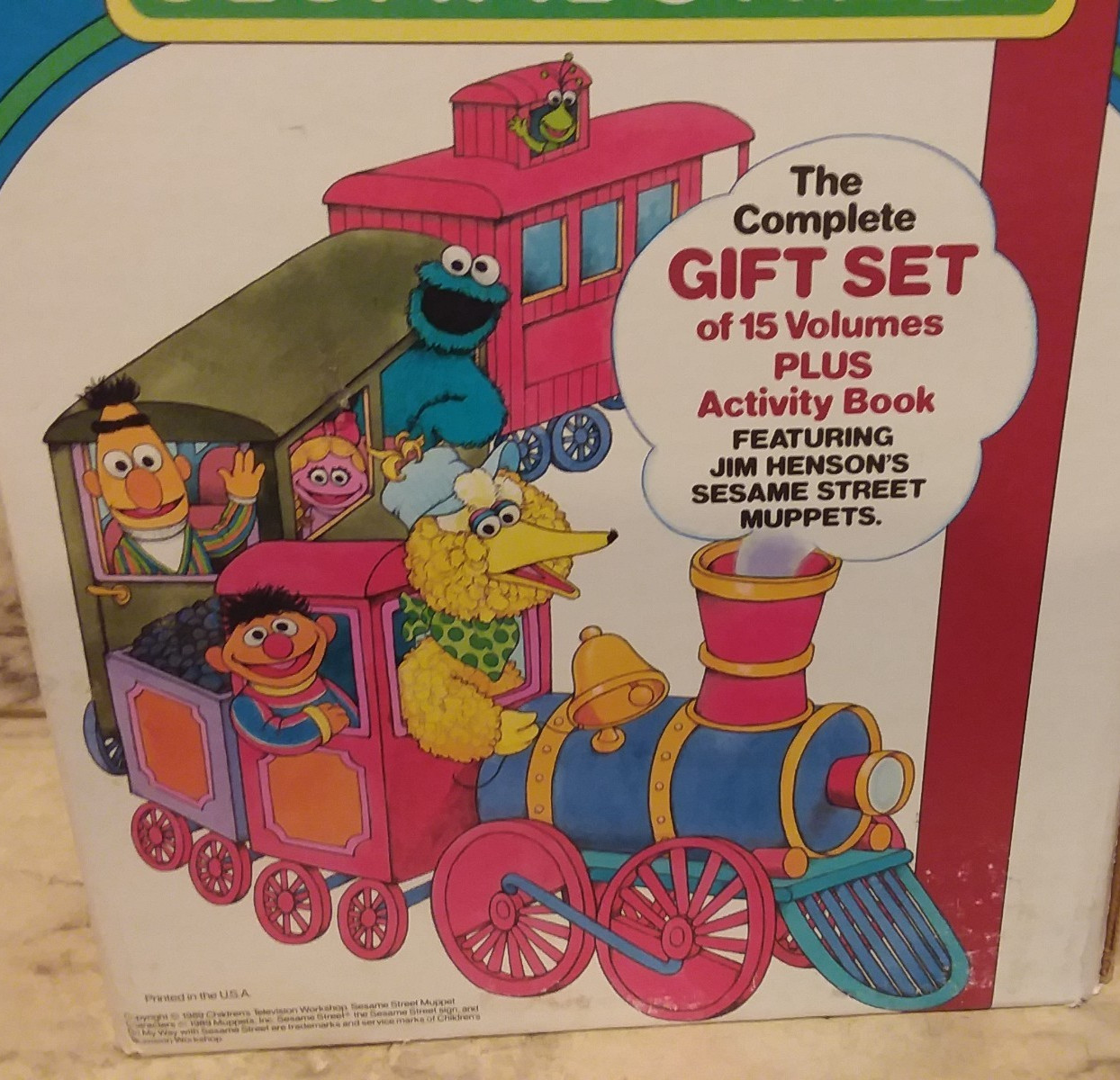1989 On My Way SESAME STREET Complete Set 1-15 in Box – Sealed #2 Activity Book