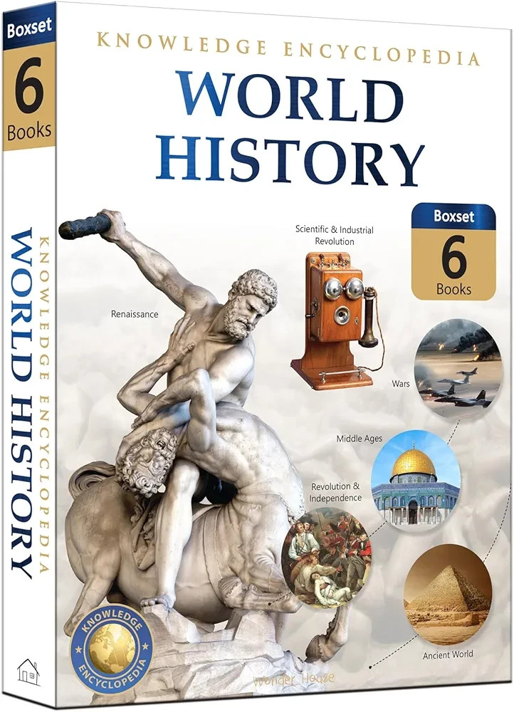 World History – Collection of 6 Books : Knowledge Encyclopedia For Children
