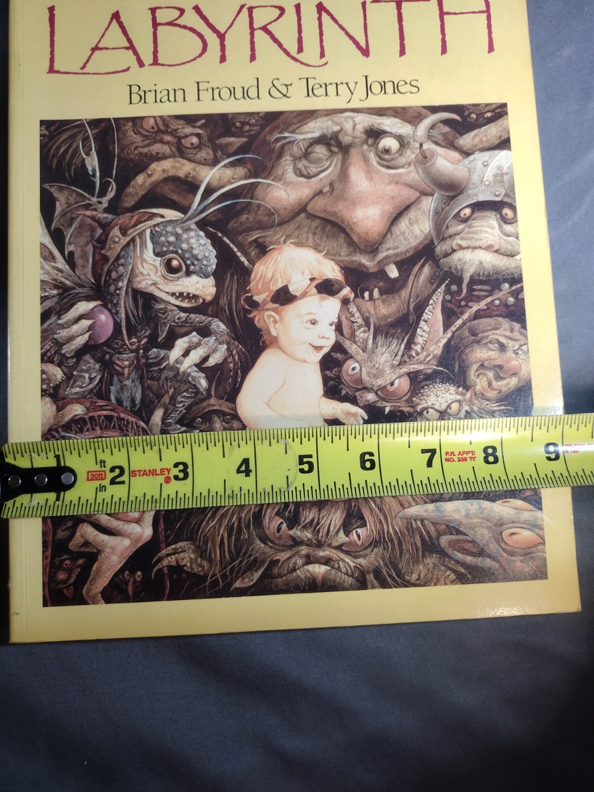 The Goblins of Labyrinth Brian Froud Terry Jones 1st Edition 1986 Hardcover
