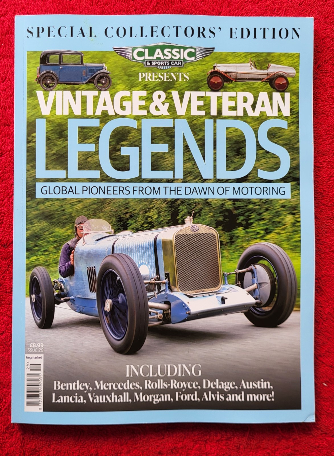 VINTAGE & VETERAN LEGENDS Classic & Sports Car Magazine BRAND NEW