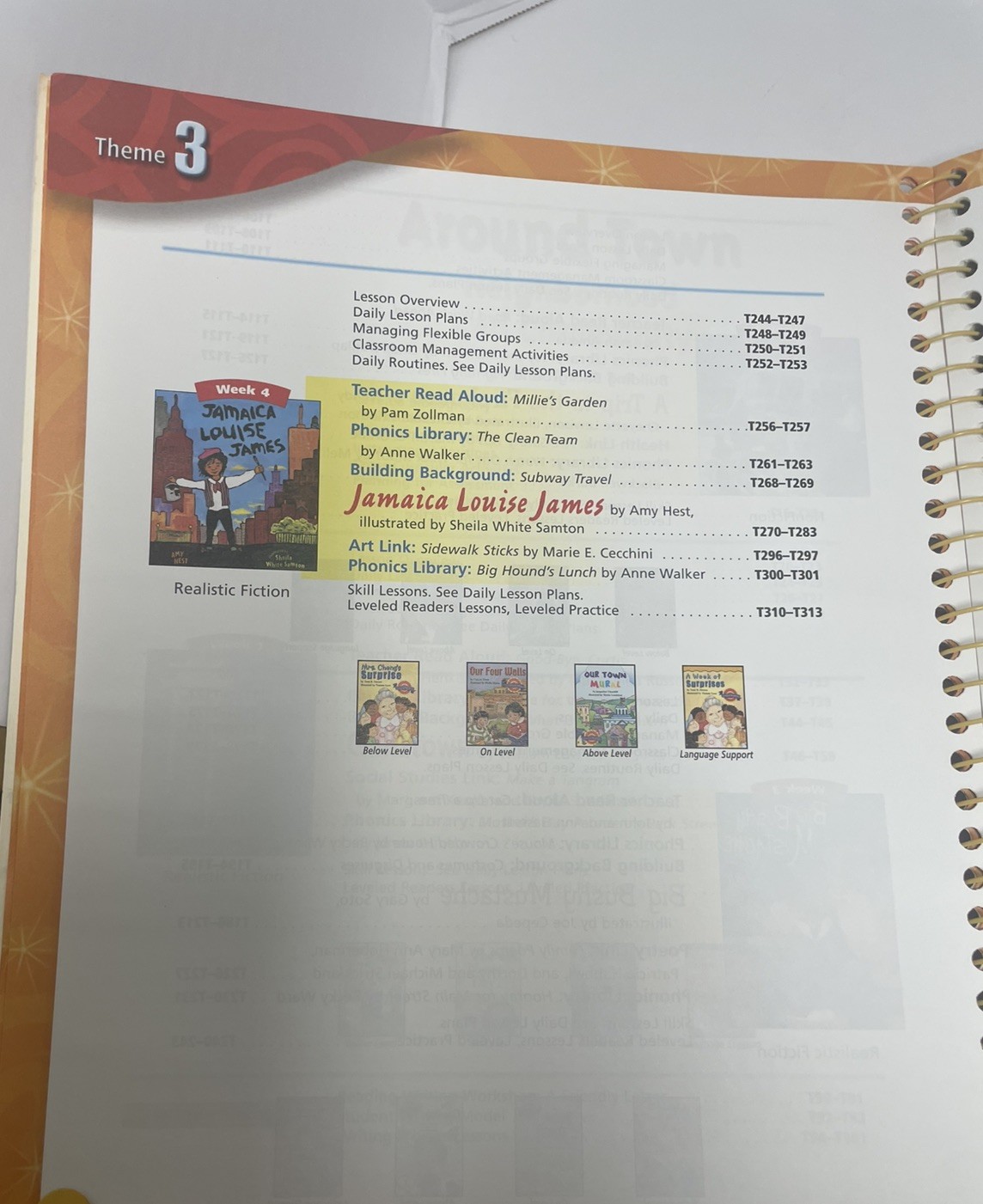 Houghton Mifflin Reading Teacher’s Edition Grade 2 Theme 2 Adventures Spiral