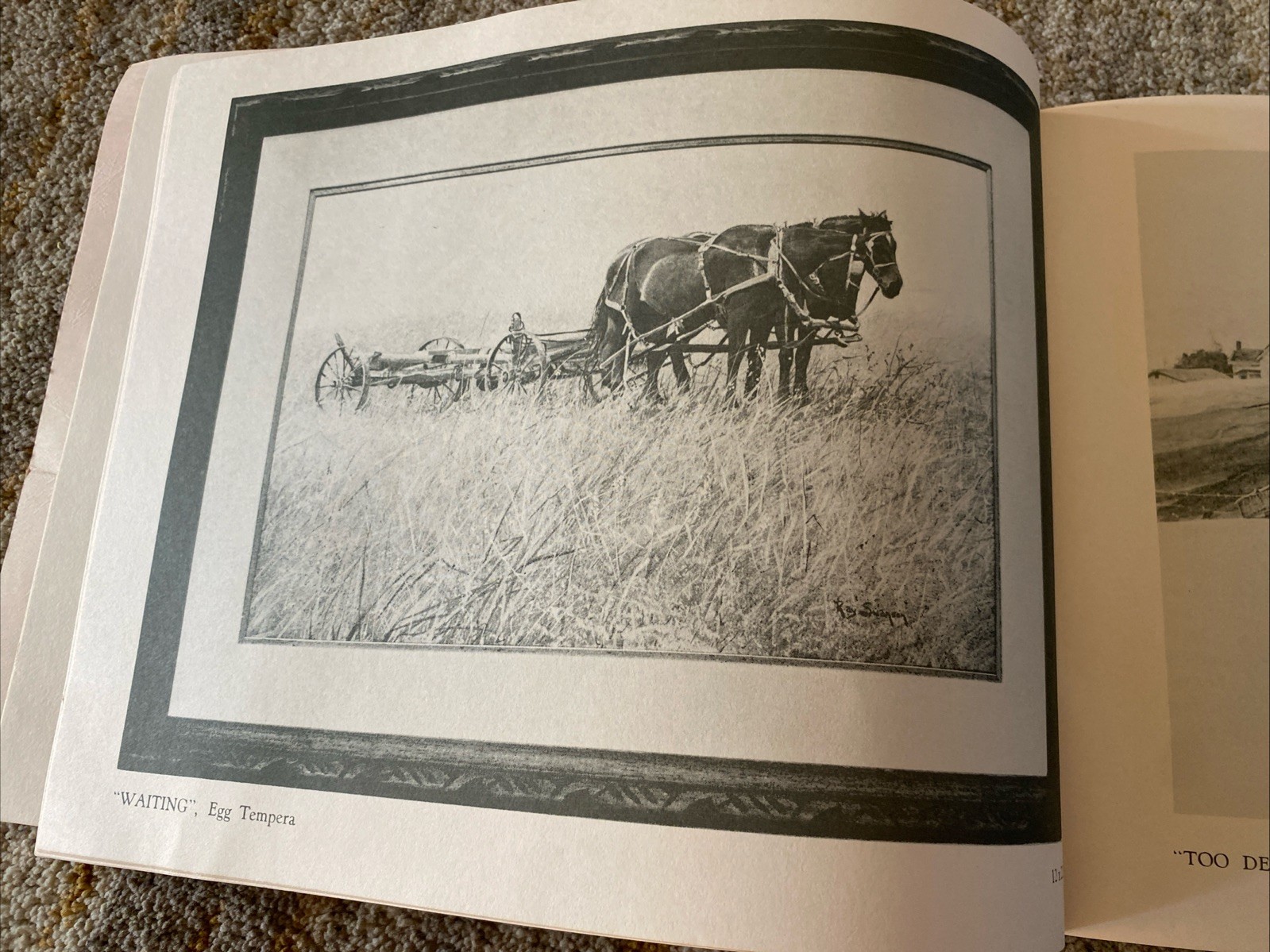 Paintings Ray Swanson From Farm Boy To Artist (Soft cover) Booklet Art Americana