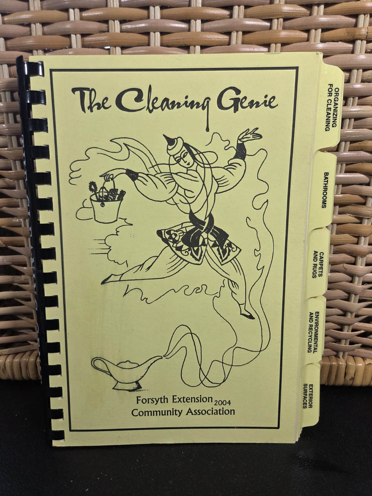 The Cleaning Genie Spiral-bound, Extension Homemakers Clubs, Forsyth County NC