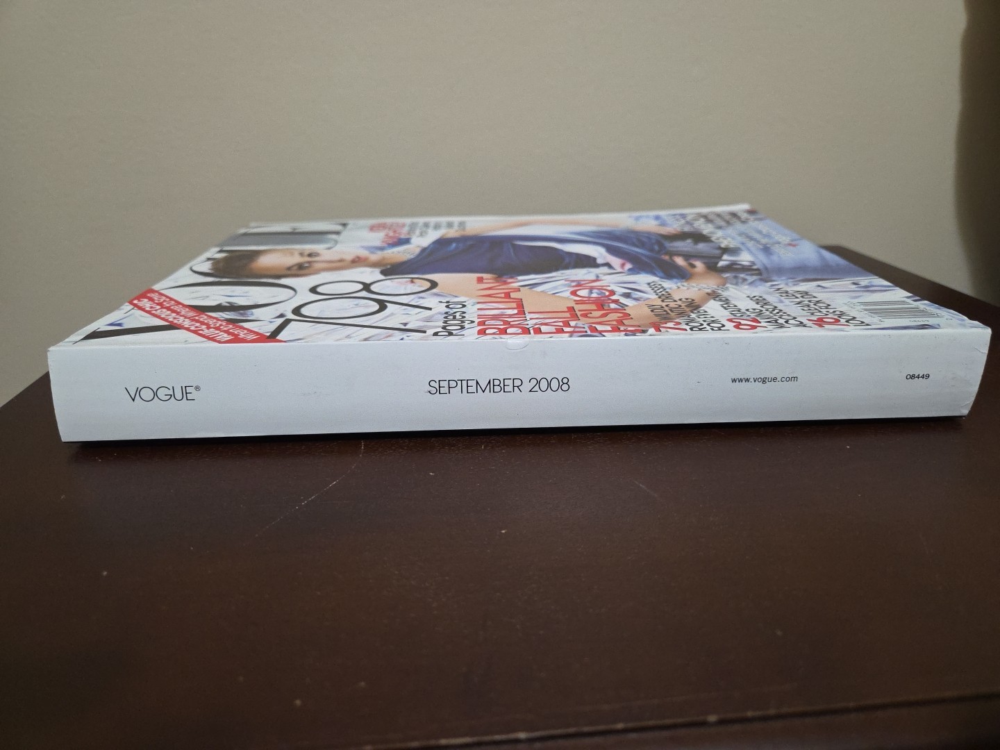 Vogue Magazine September 2008 US Edition Keira Knightley 798 Pages Fashion CLEAN