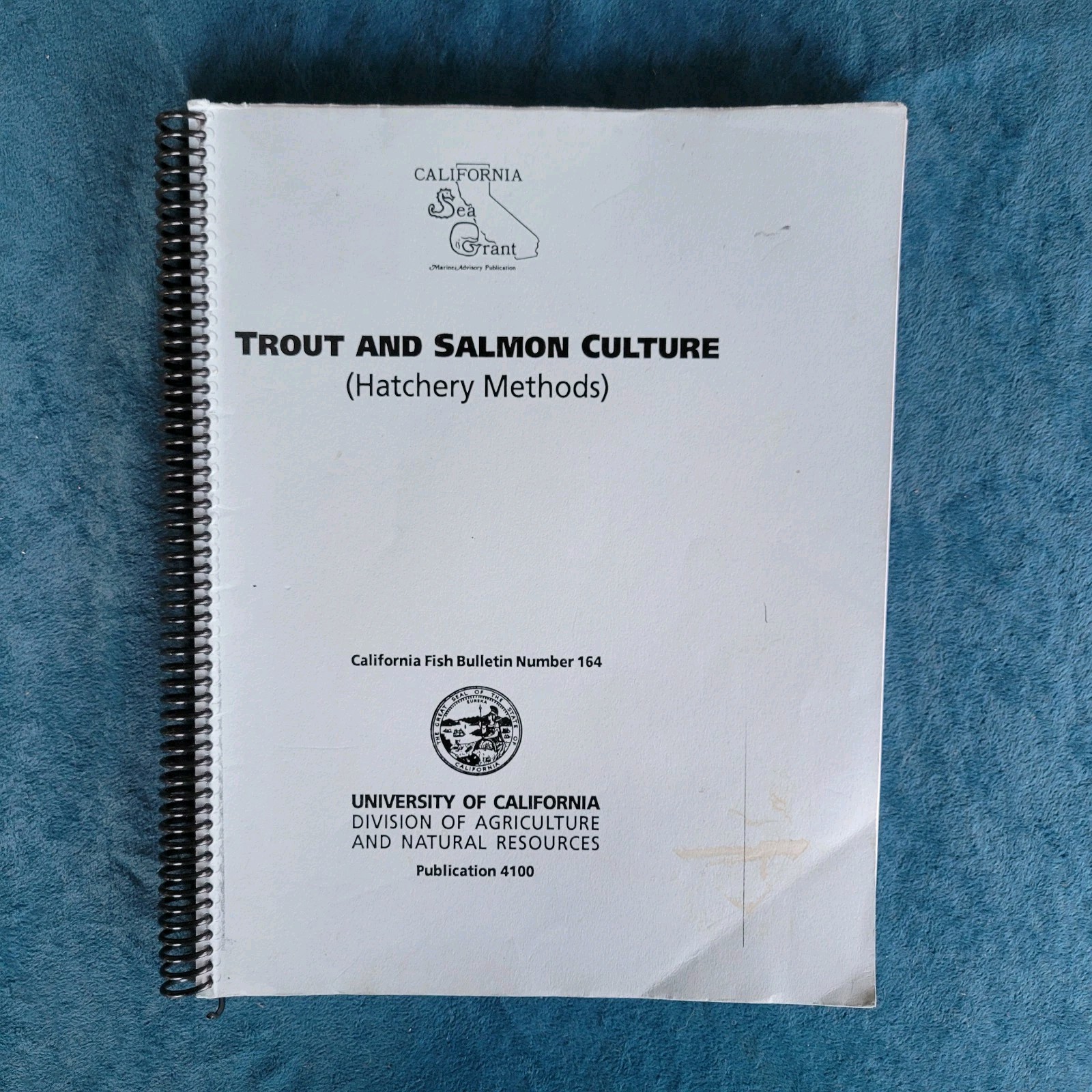 TROUT AND SALMON CULTURE (HATCHERY METHODS) ; 1980 ; 197 PAGES