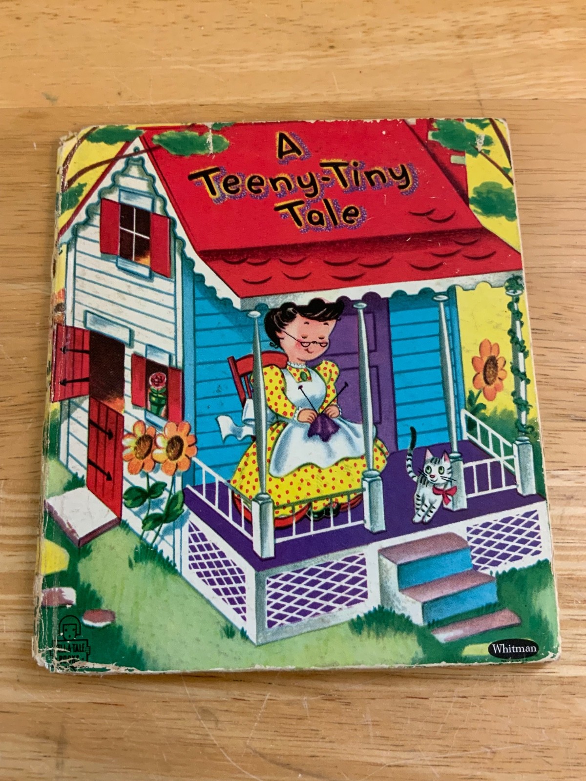 Vintage Tell-A-Tale Book, Whitman Publishing, „A Teeny-Tiny Tale“ 1955 6.5″x5.5″
