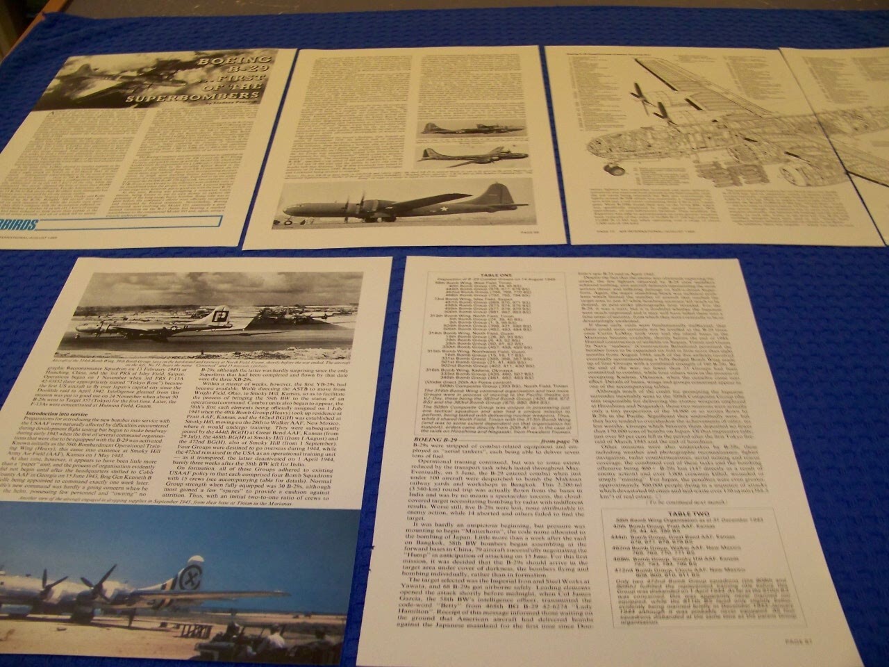 BOEING B-29 „FIRST OF THE SUPER BOMBERS“..HISTORY/CUTAWAY/3-VIEWS/SPECS (951HH)