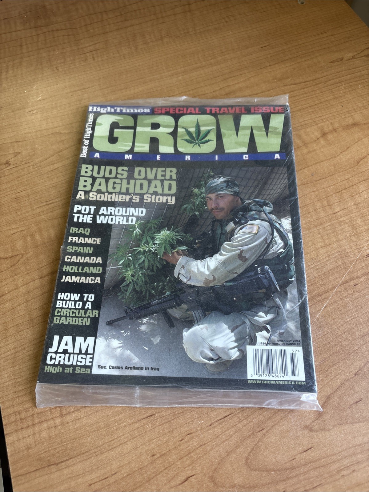 High Times Magazine June July 2004 Bids Over Baghdad Sealed