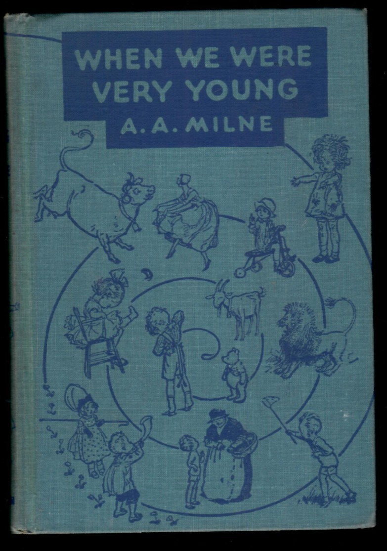 When We Were Very Young by A. A. Milne (Dutton, 1937) Pooh Christopher Robin