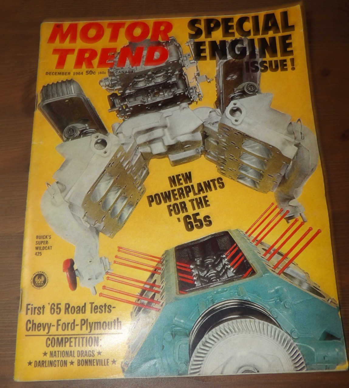 Motor Trend Magazine – December 1964 – Special Engine Issue!