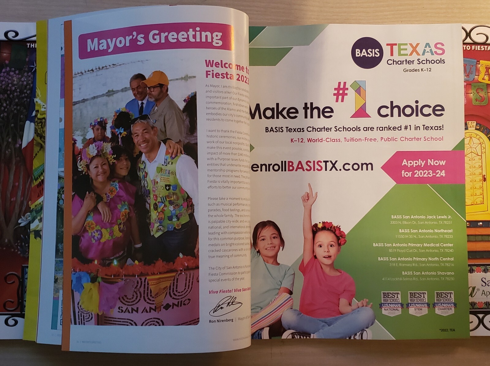 San Antonio Fiesta „The Official Guide To Fiesta Magazine 2023“ – 130 PAGES