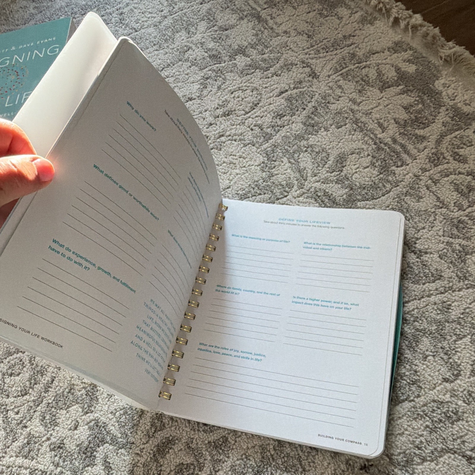 The Designing Your Life Workbook Spiralbound by Burnett & Evans, Clarkson Potter