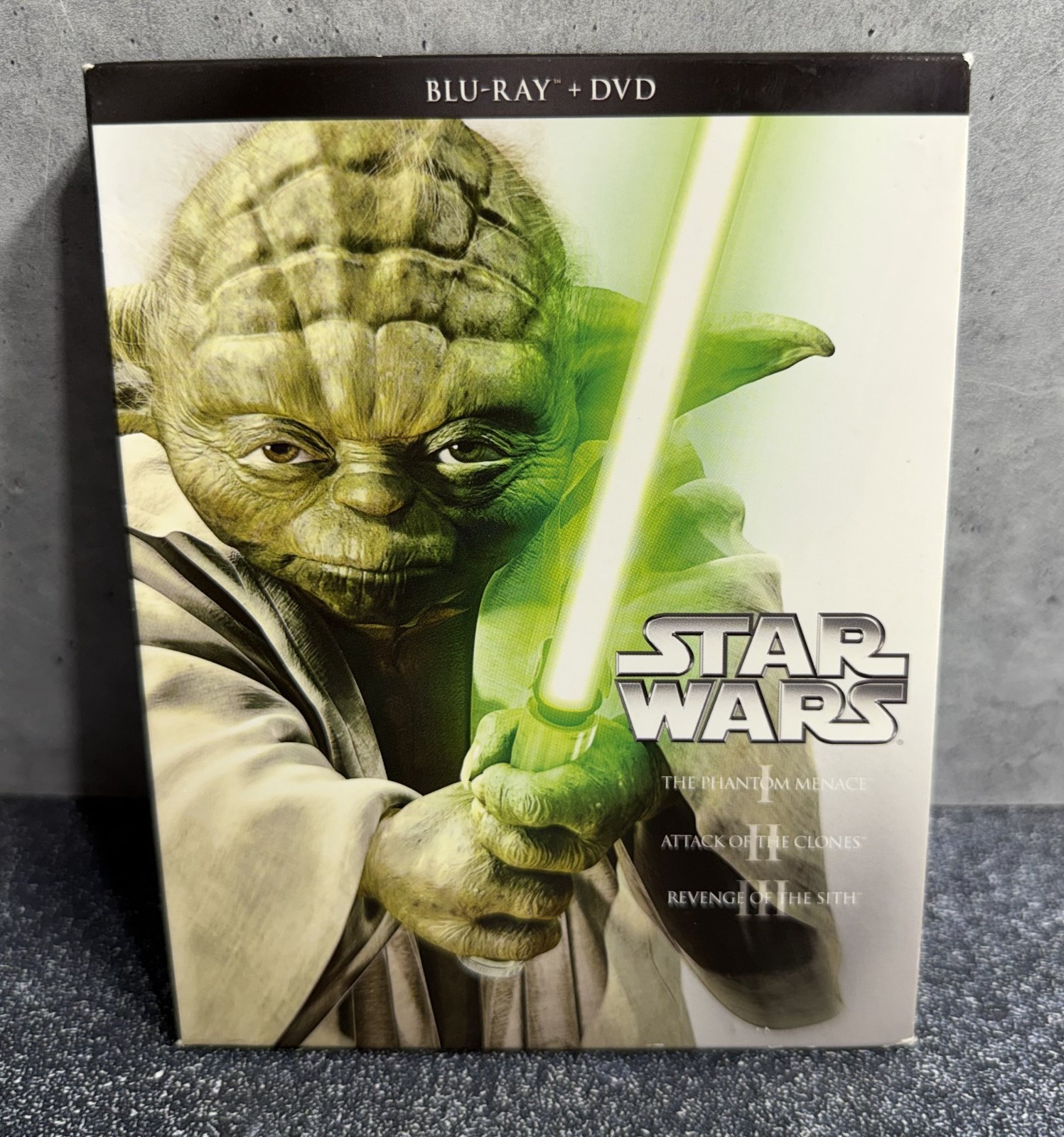 Star Wars Trilogy Episodes I, II, and III (Blu-ray + DVD)