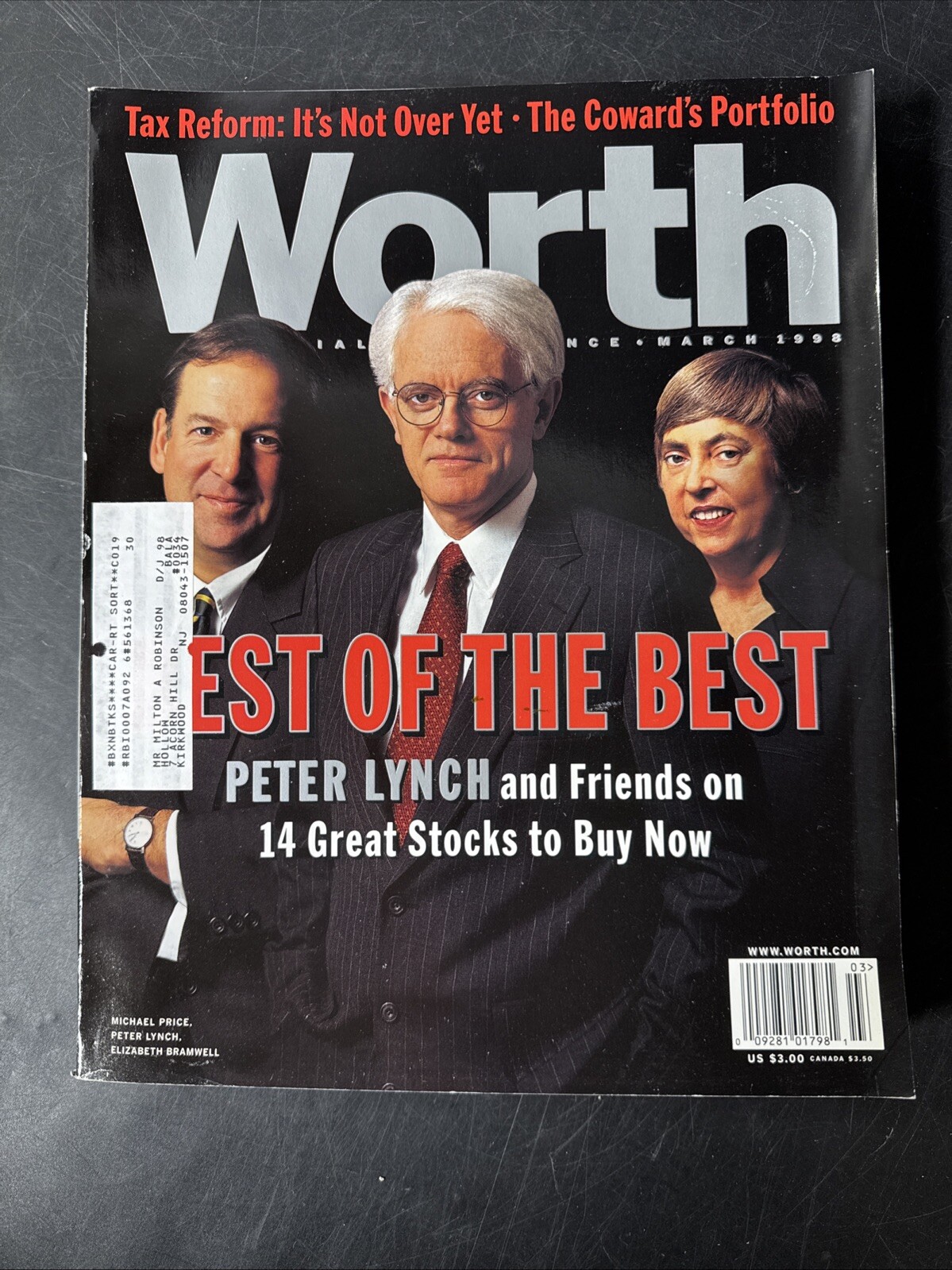 Worth magazines Lot Of 7 (1998-1999)