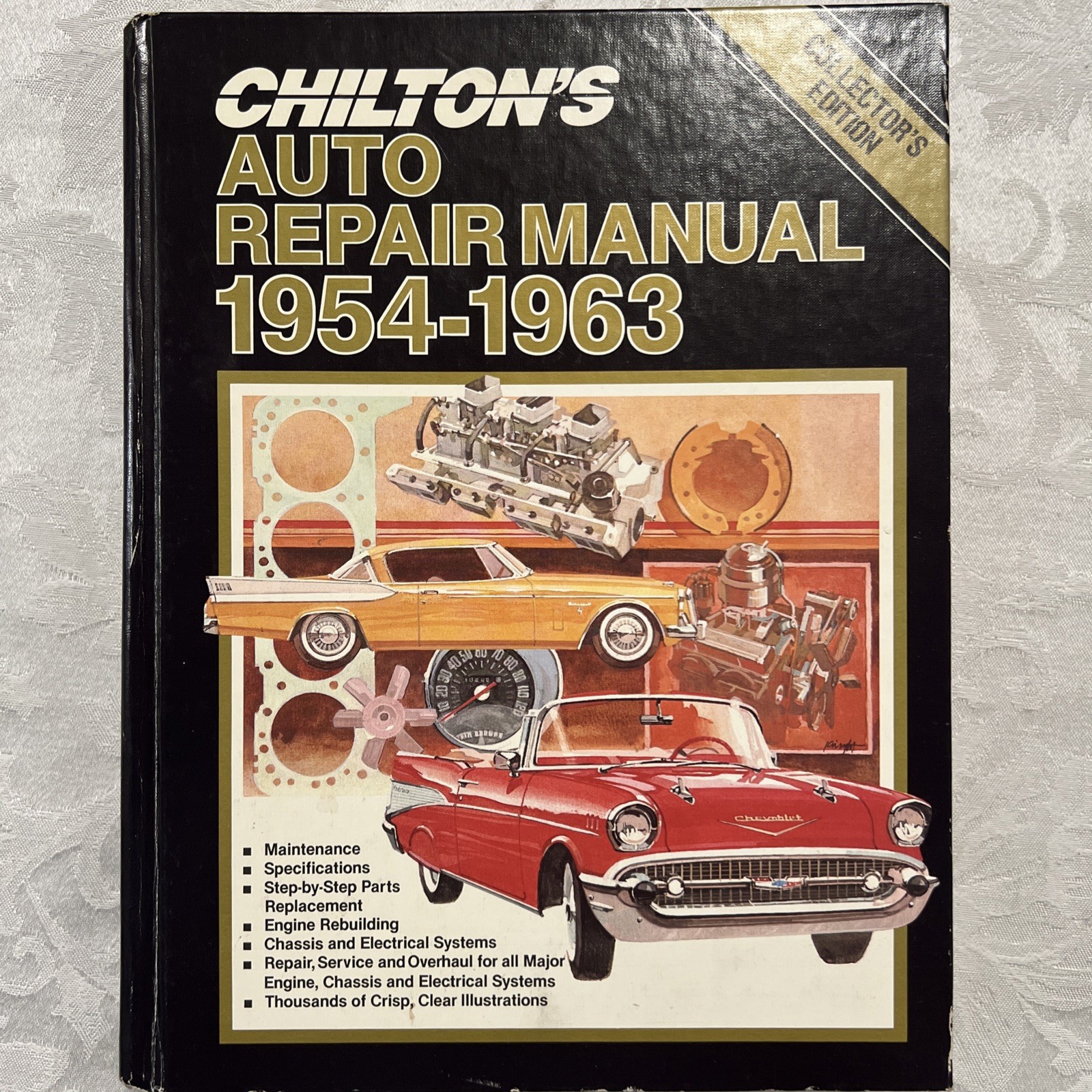 Chilton’s Auto Repair Manual 1954-1963 Collector’s Edition Vtg Hardcover Book