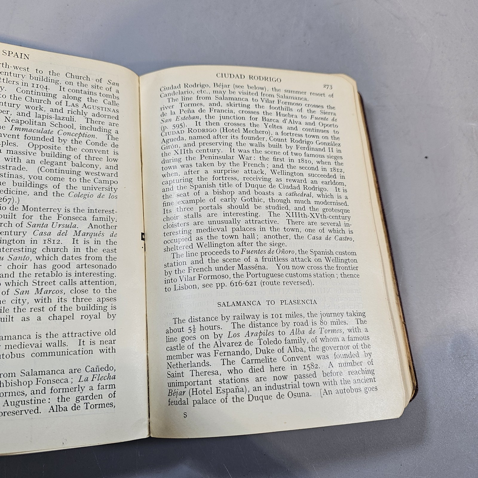 Spain and Portugal Handbook for Travellers by Roy Elston (1930 Book)