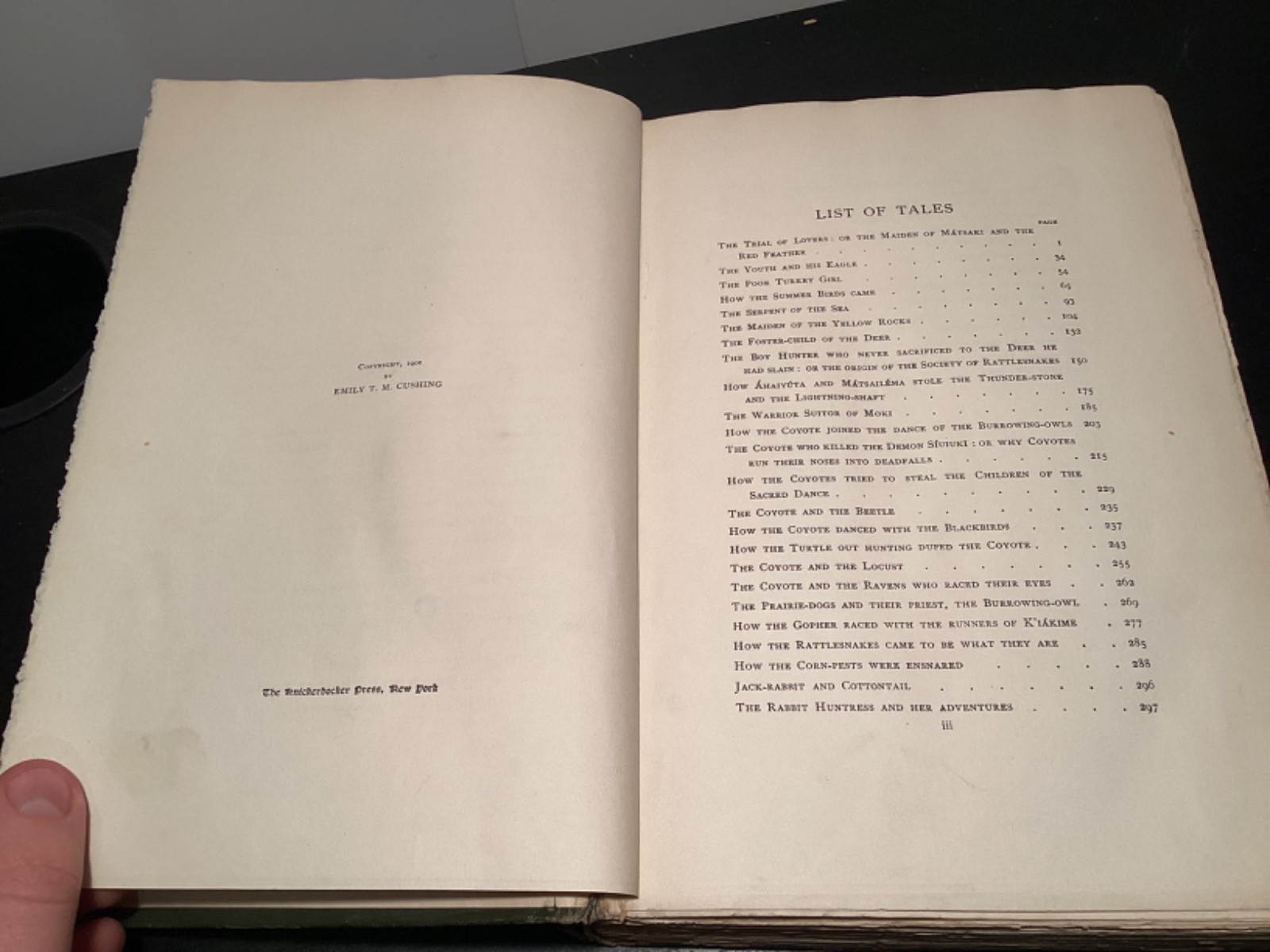 1901 Zuni Folk Tales – Frank Hamilton Cushing – J.W. Powell Intro – Illustrated