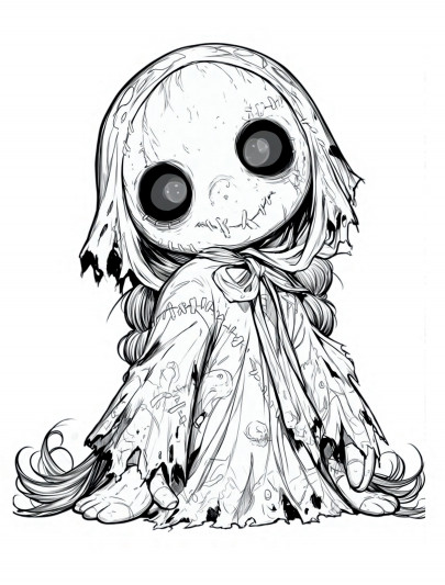 Adult Coloring Pages Bundle Creepy Dolls bundle 130+ pages Printable Pages