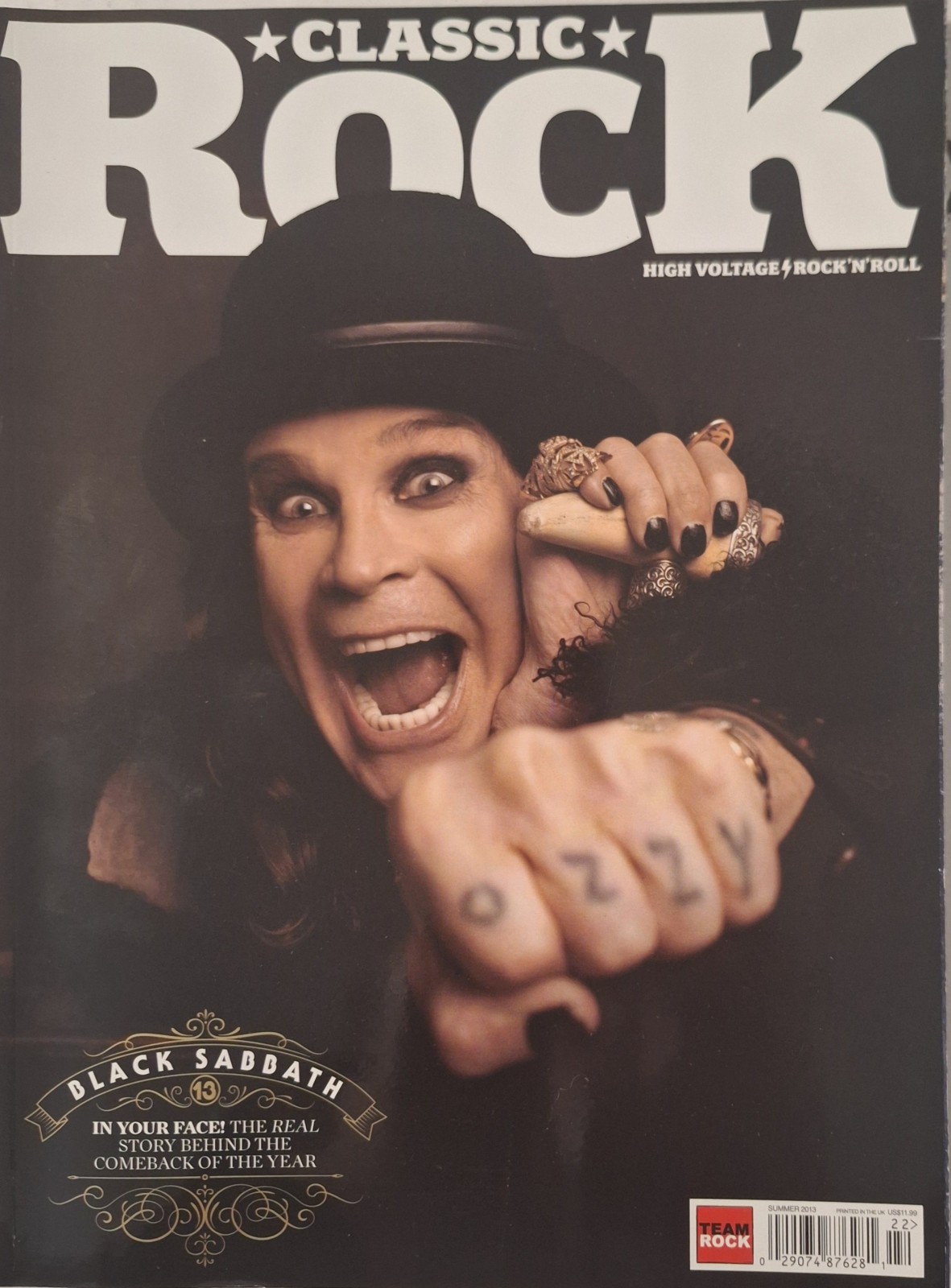 Classic Rock #186 (2013) Ozzy, Sabbath/Wings/Great White/Metallica/Patty Griffin