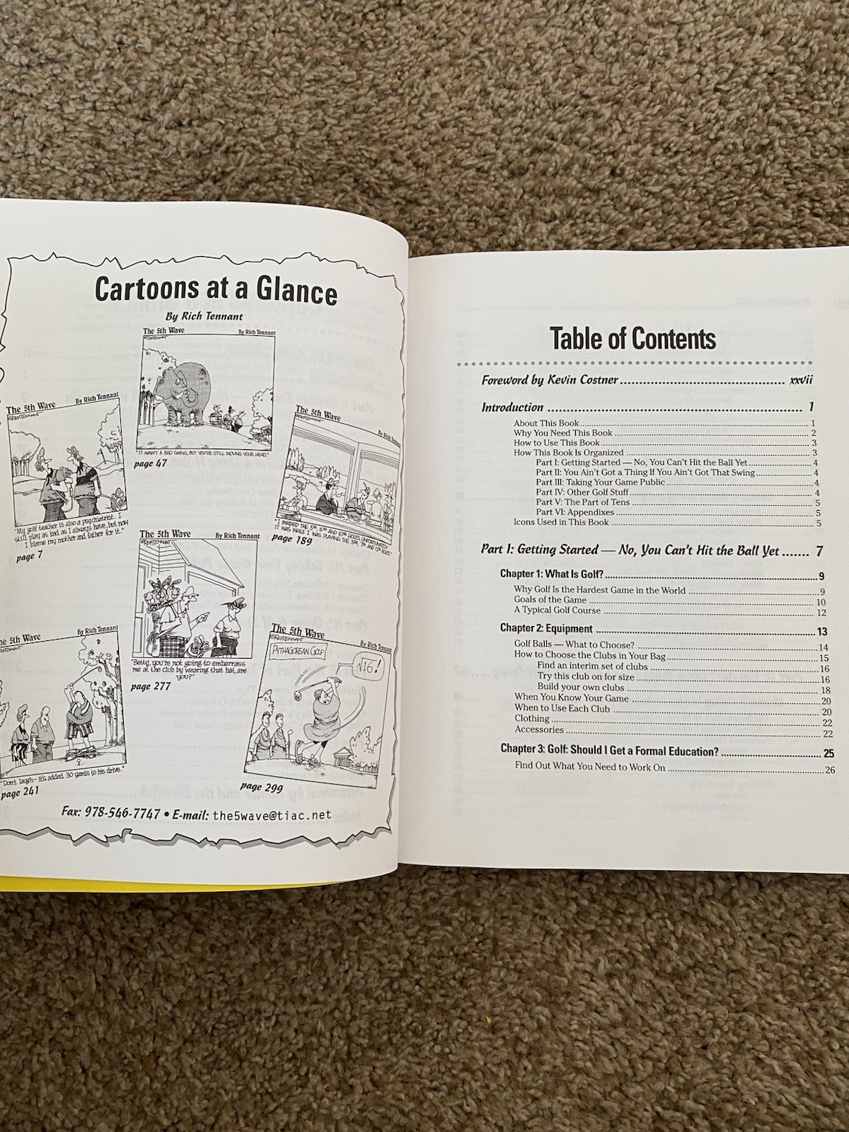 Golf For Dummies 1996 Book Pressing Vintage 332 Pages Golfer Collectable PGA