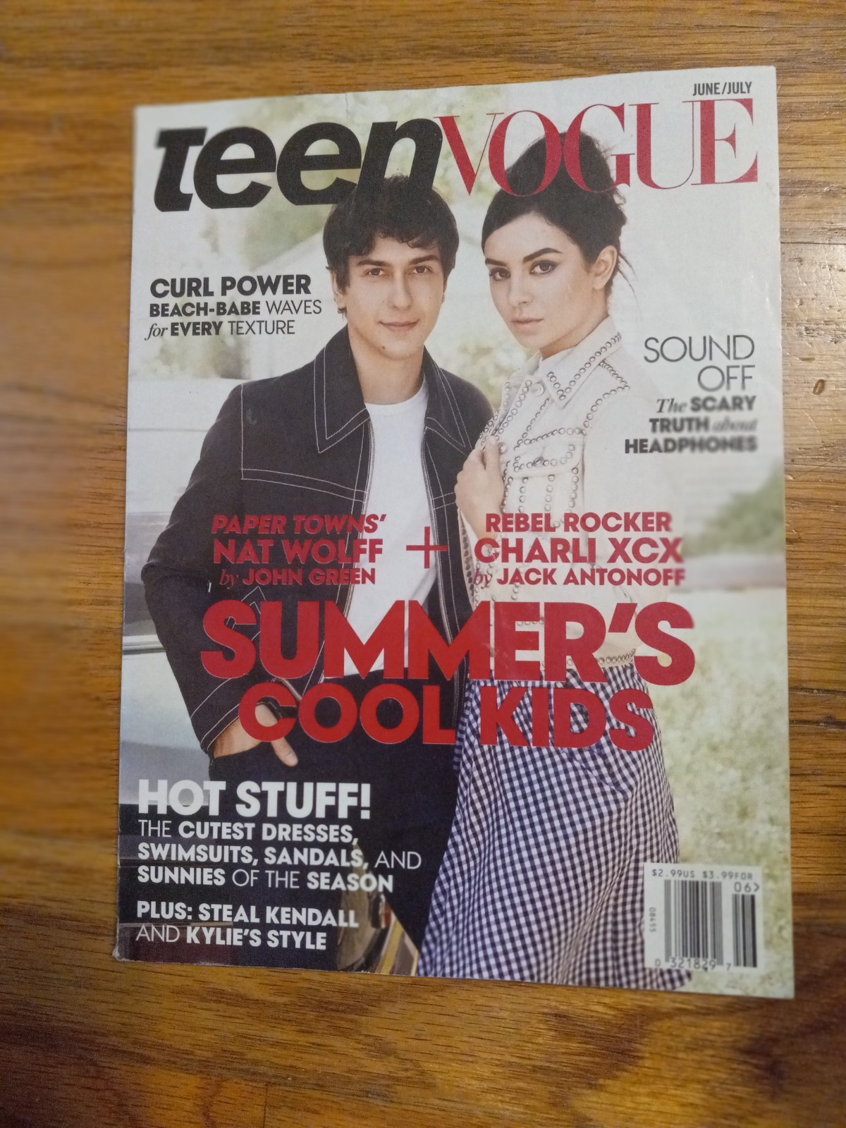 Teen Vogue Magazine JUNE/JULY 2015 Charli XCX & Nat Wolff