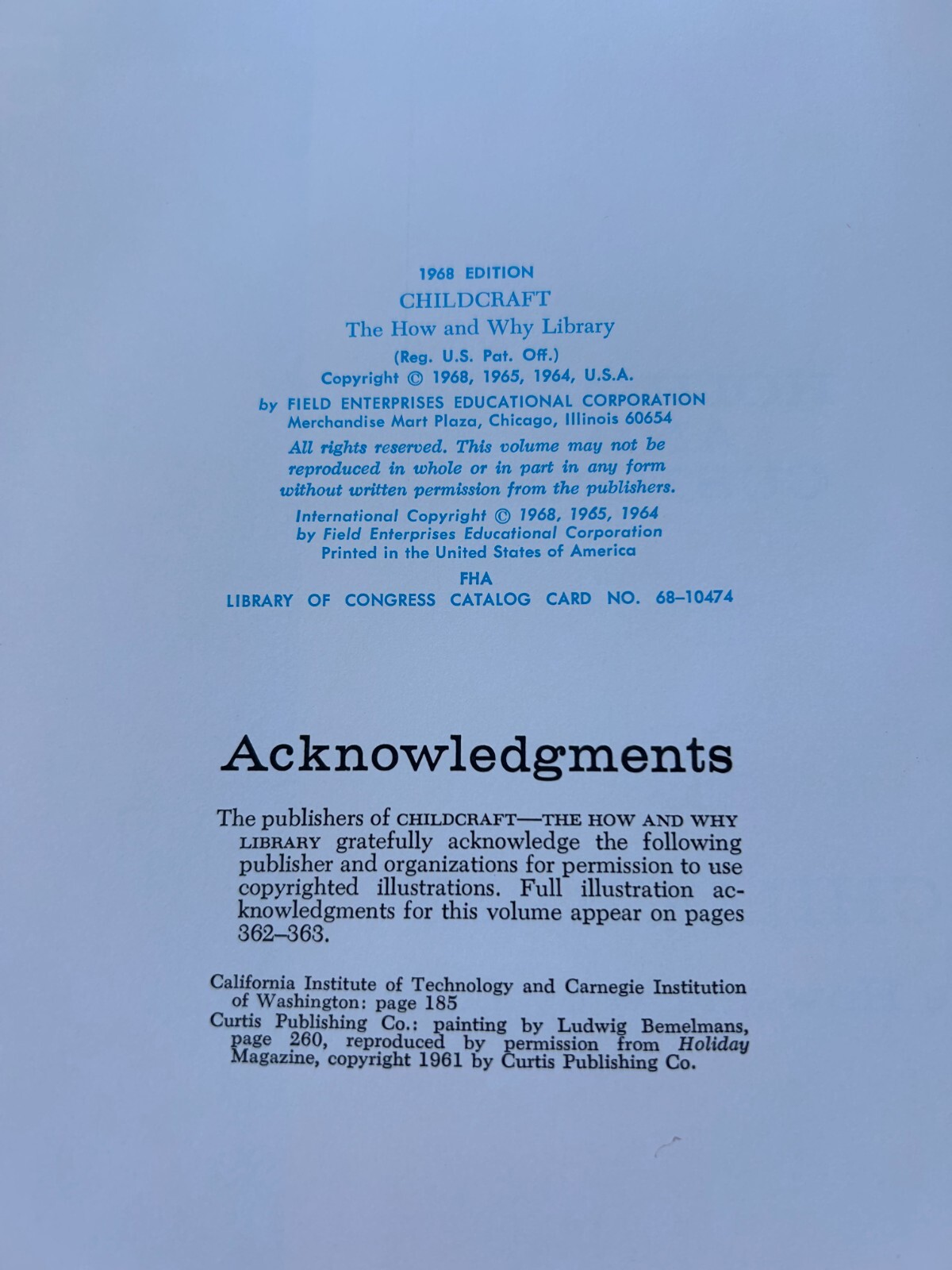 BOOK: Volume 5 1968 Edition Childcraft The How and Why Library, 368 pages