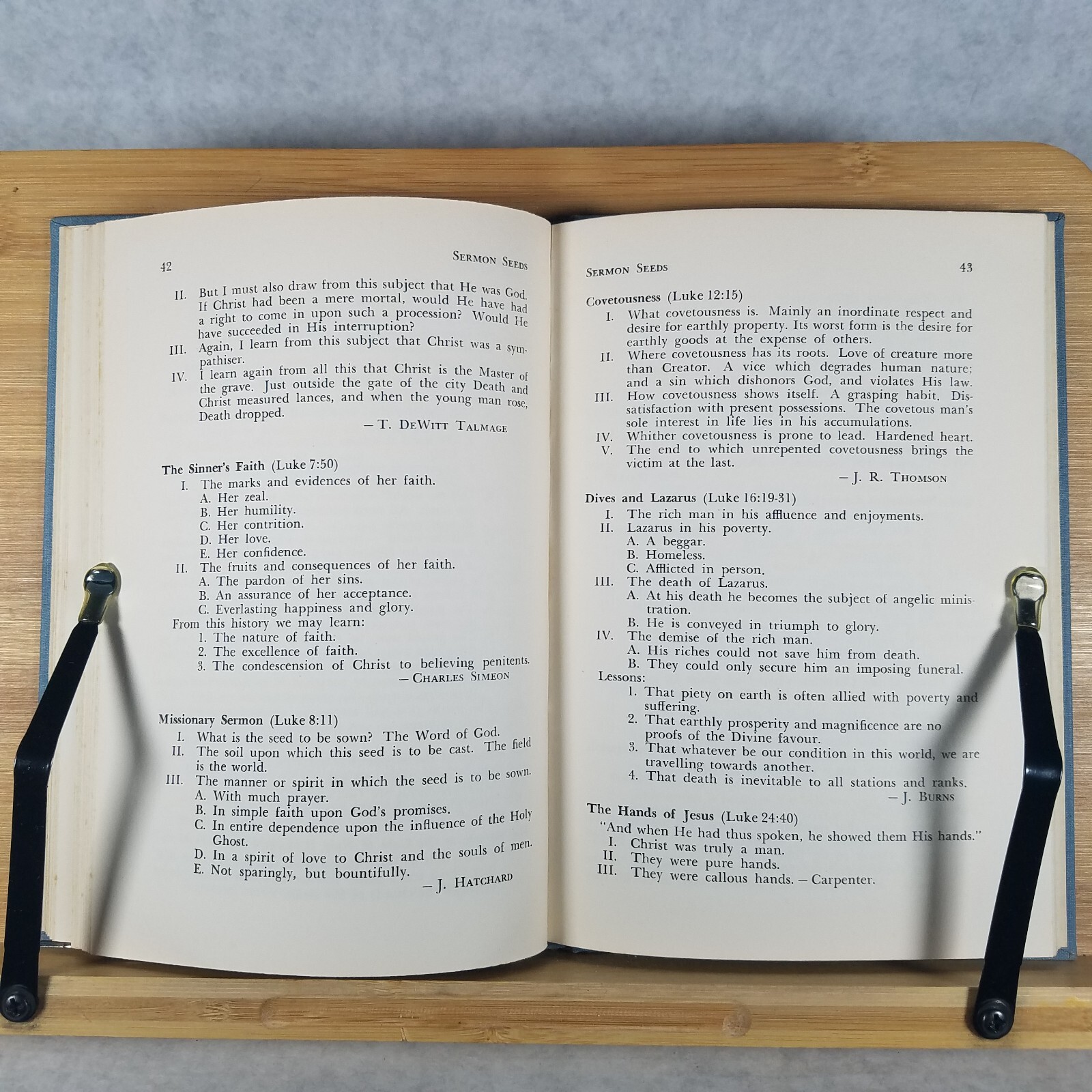 Sermon Seeds: Vol 10 in Minister’s Handbook Series – 1956 Hardcover