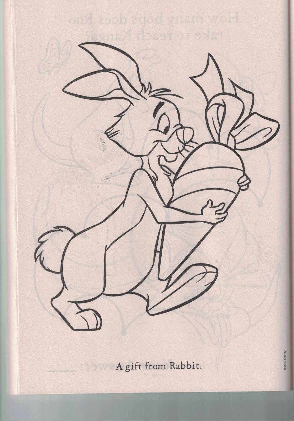 Winnie the Pooth in the Garden Coloring Book, ~96 pages, Simple Coloring