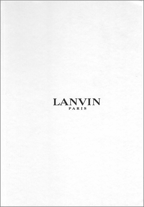 LANVIN Women’s Runway Show HARDCOVER LOOKBOOK Spring 2018 Binx Walton Cong He