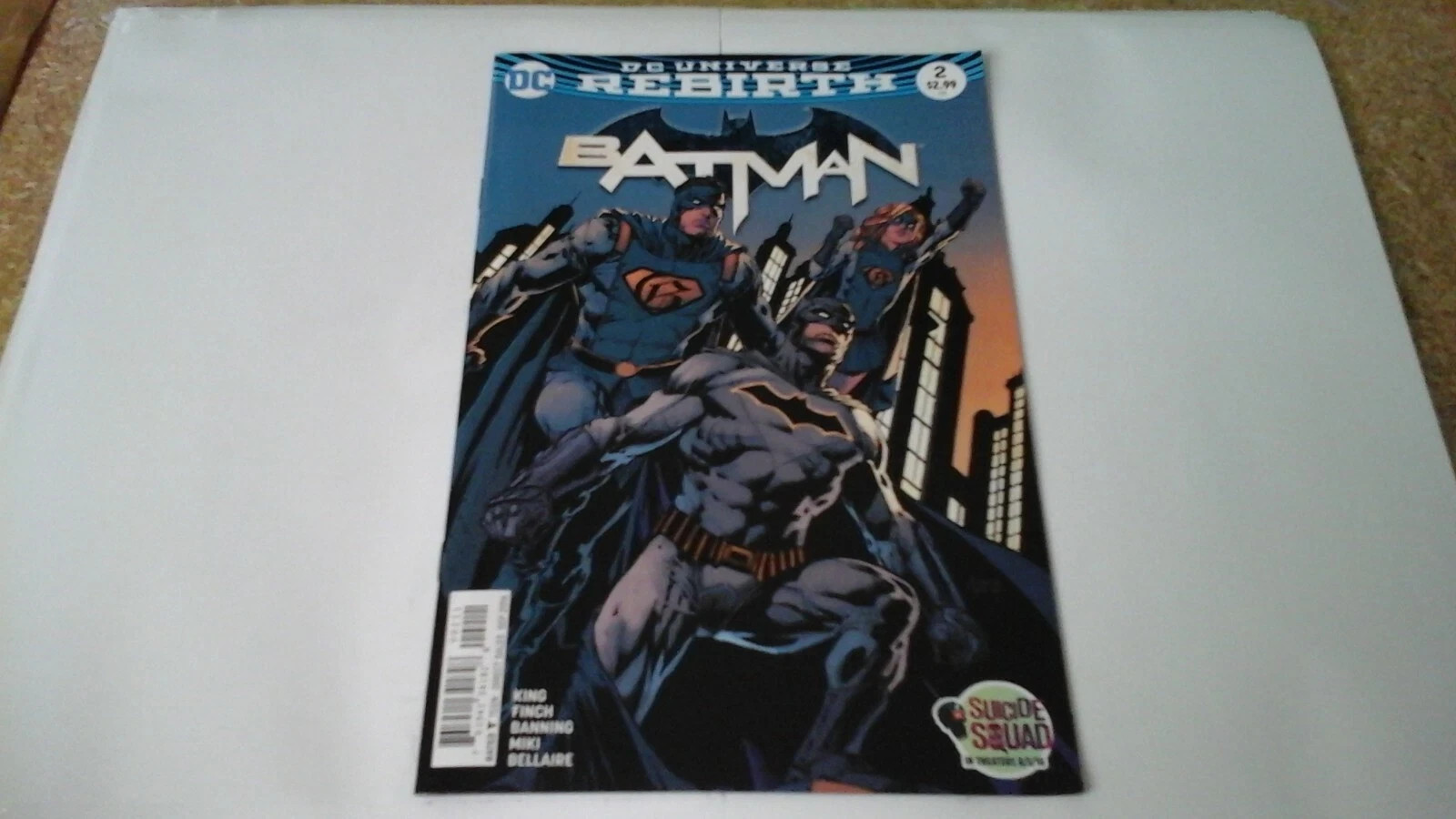 DC COMICS DC UNIVERSE REBIRTH – BATMAN #2 – EARLY SEPTEMBER 2016