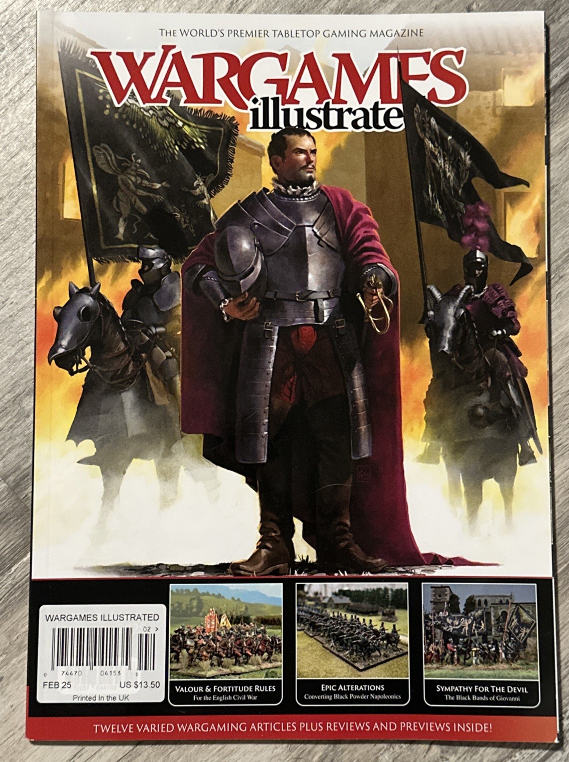 WARGAMES ILLUSTRATED MAGAZINE UK FEB 2025 A 2025 WARGAMING SMORGASBORD