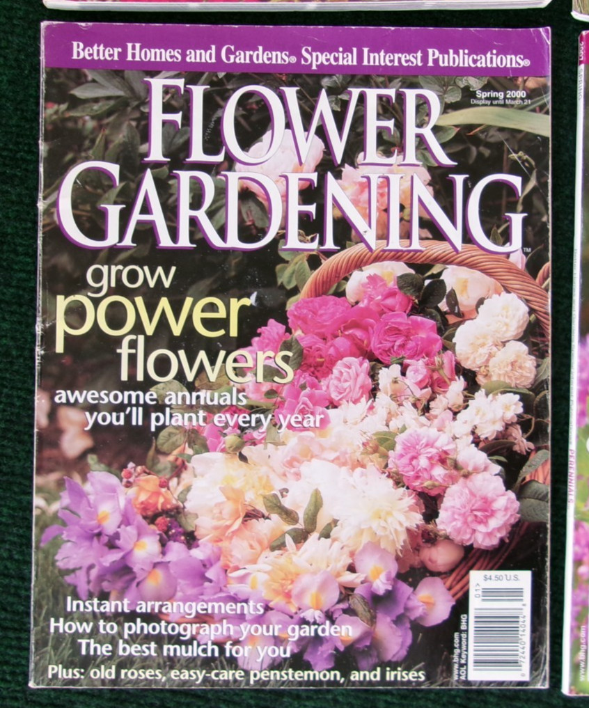 Assorted Lot of 6 Garden Landscape Flower Perennial Magazines Gardening