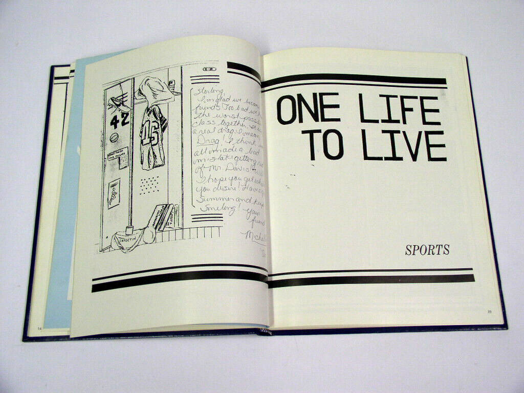 1984 Concors – Catoctin High School Yearbook, Thurmont, Md – 197 Pages