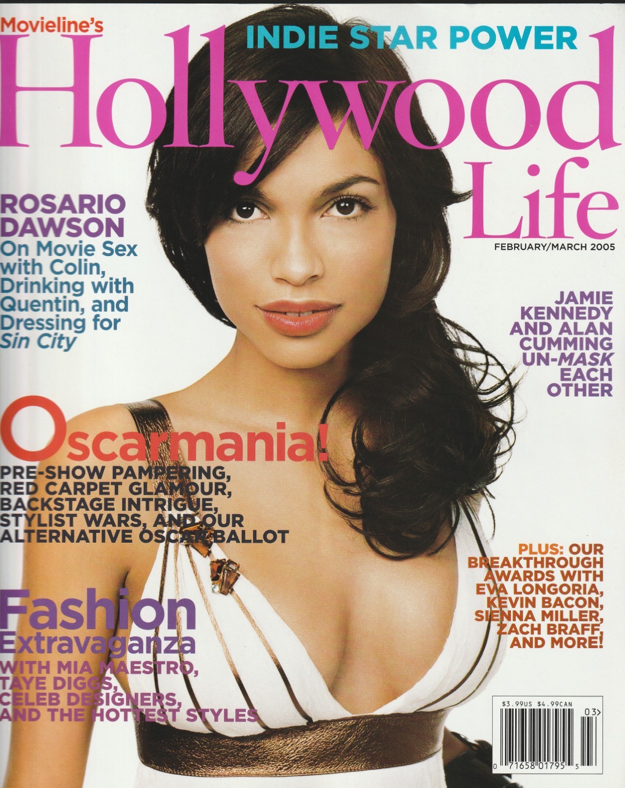 Movieline’s Hollywood Life Magazine February/March 2005 – Rosario Dawson Cover