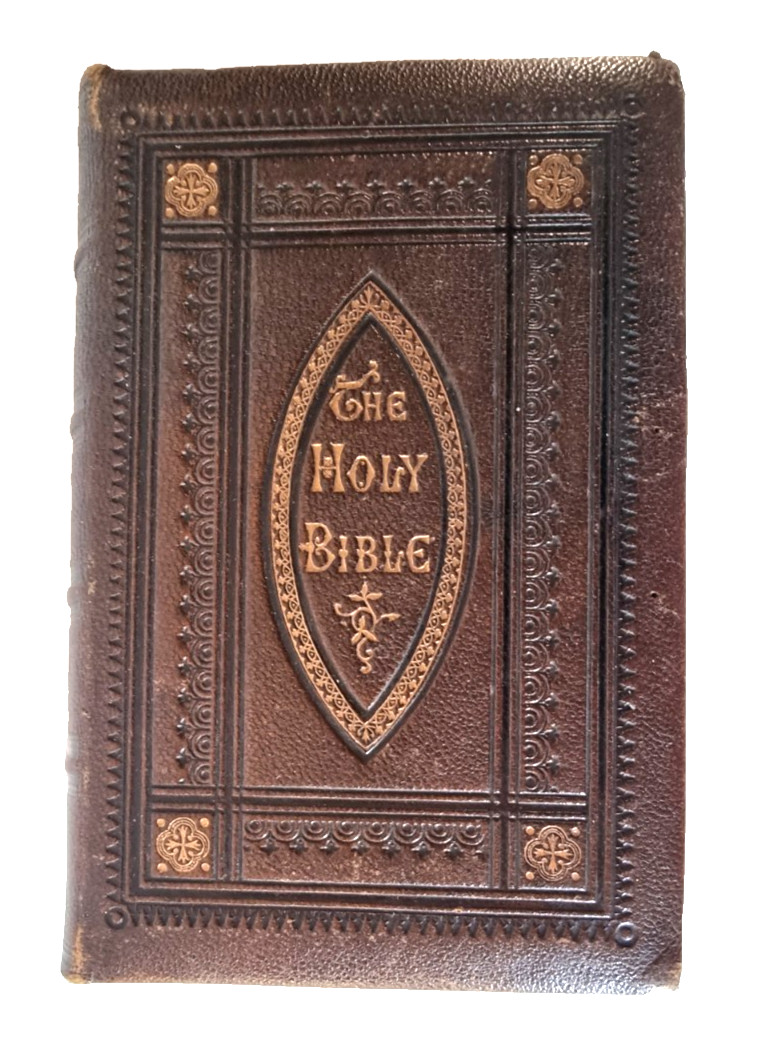 Pearl Reference King James Holy Bible – Fine Binding – Glasgow Imprint c.1876
