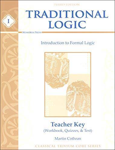 Traditional Logic 1 Teachers Key 3rd Edition – Paperback – GOOD