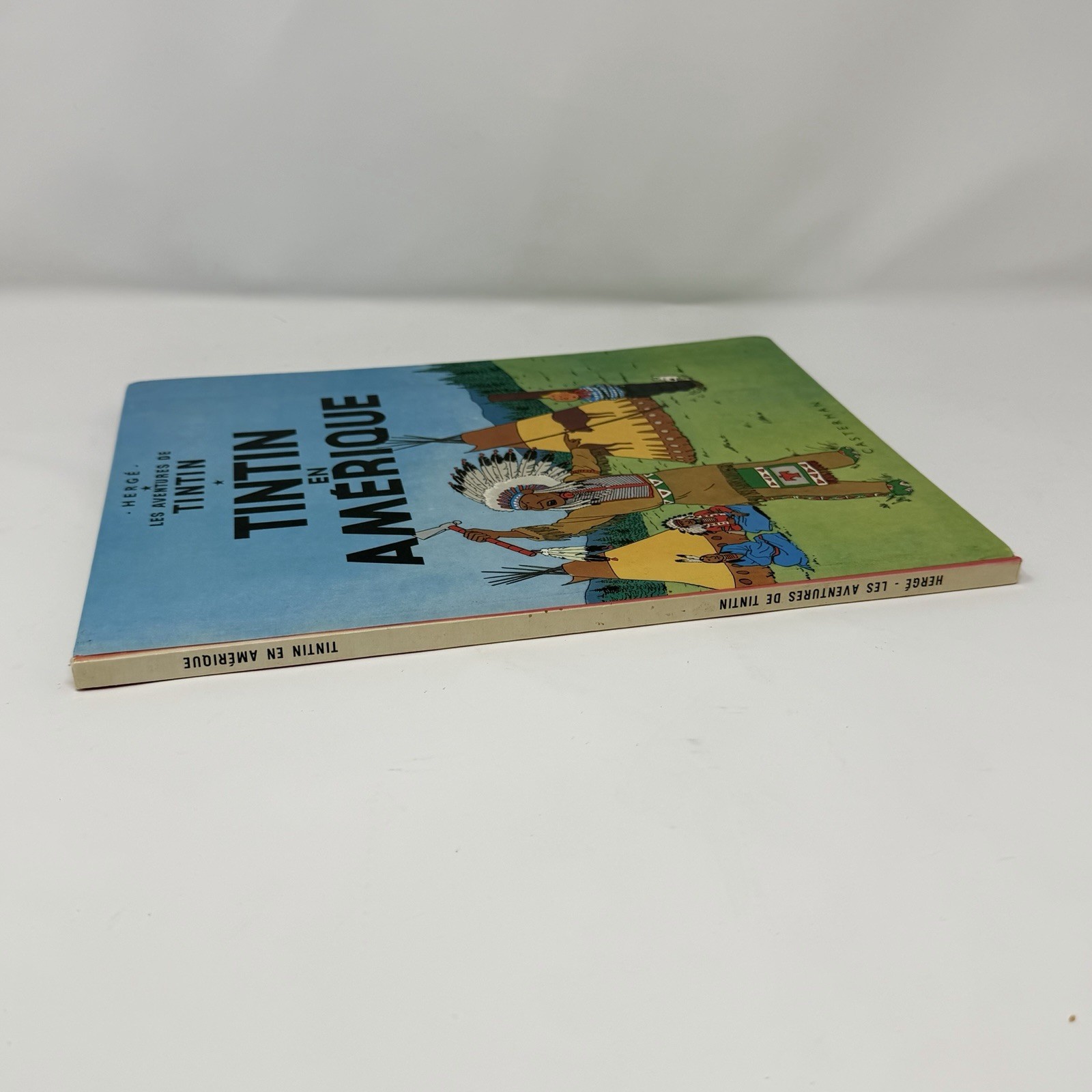 Tintin Au Congo Hergé Casterman 1980 Belgian French Hardcover Comic