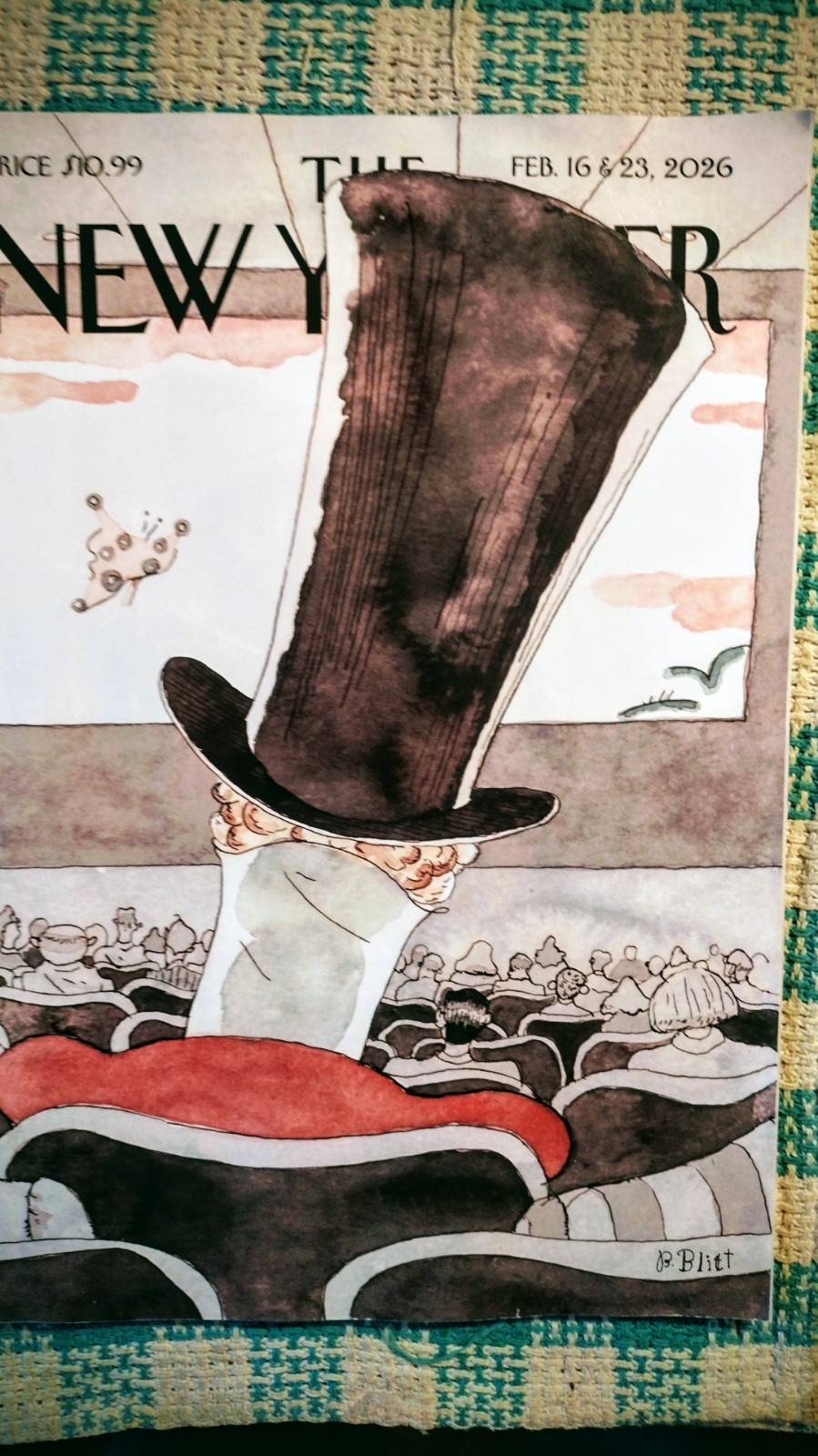 THE NEW YORKER MAGAZINE THE ANNIVERSARY ISSUE FEB 16 & 23, 2026 – „Split Screen“