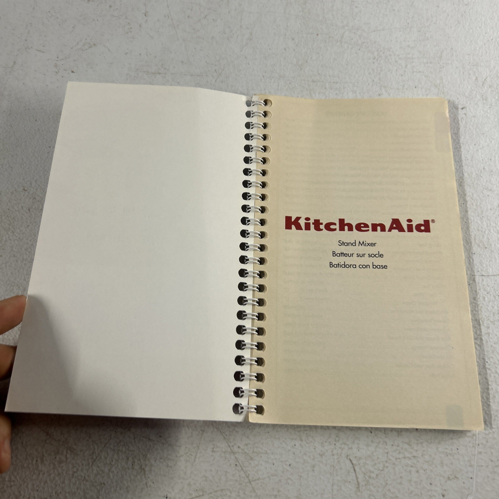 KitchenAid Stand Mixer Instructions And Recipes Book, Owner’s Manual, User Guide
