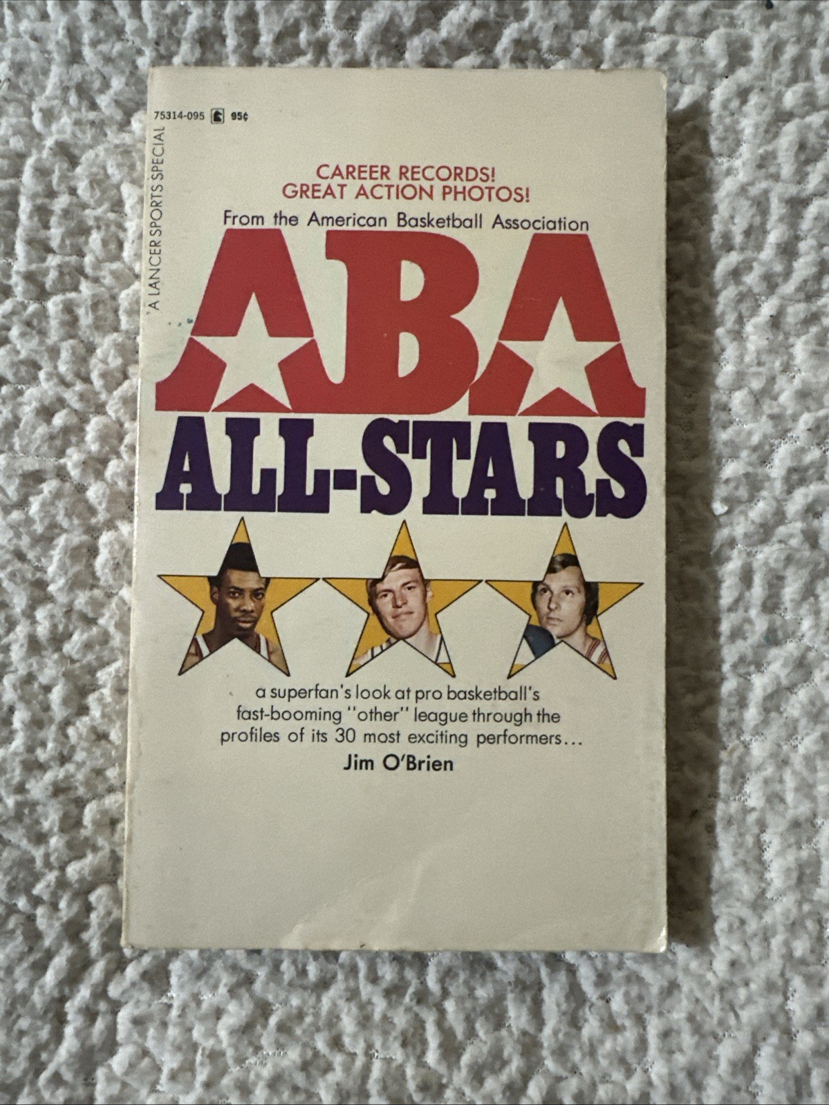 ABA All Stars Book 1972 Jim O’Brien vintage Pro Basketball History Souvenir PB