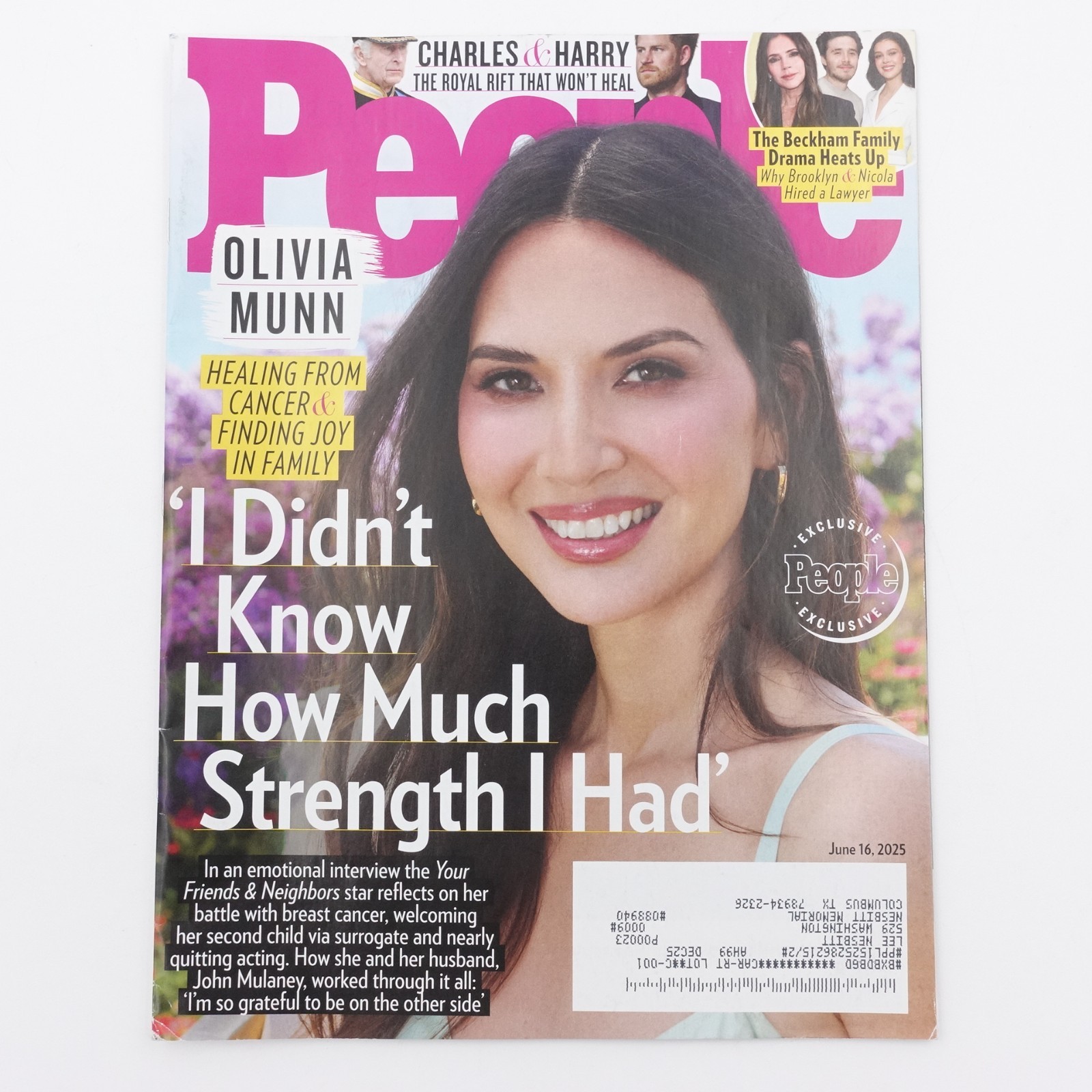 Lot of 25 People Magazine 2025 Mixed Issues Dates Ex-Library One Duplicate
