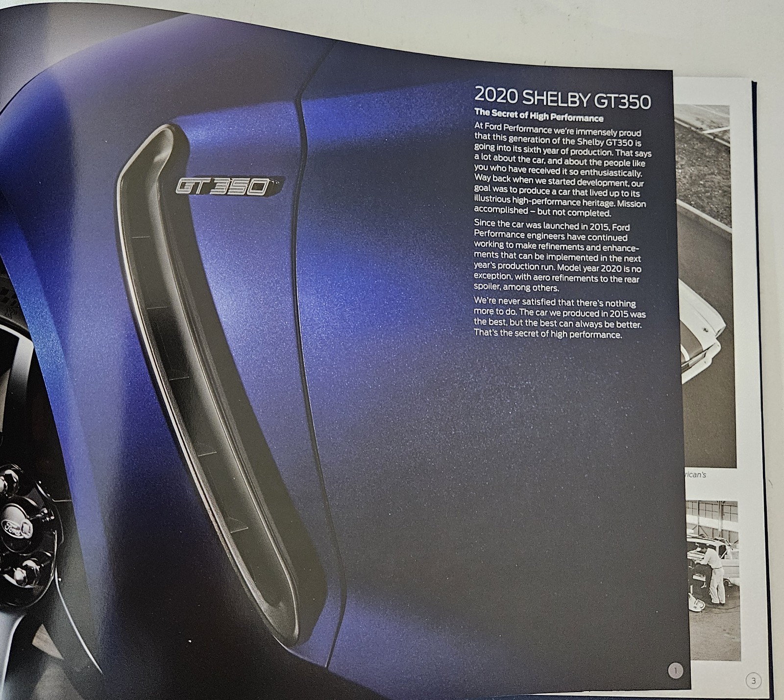 2020 Shelby GT350 & GT500 Coffee Table Books & 5 Shelby 1 Bullitt Literature