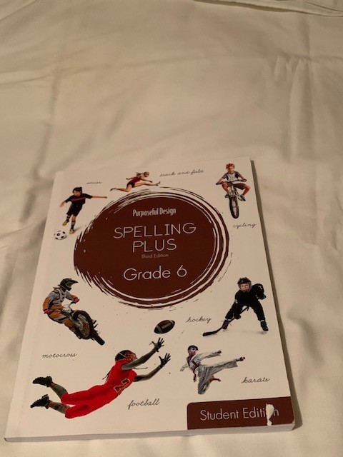 PURPOSEFUL DESIGN-SPELLING PLUS-GRADE 6-2019 SC-3rd edition-VGC