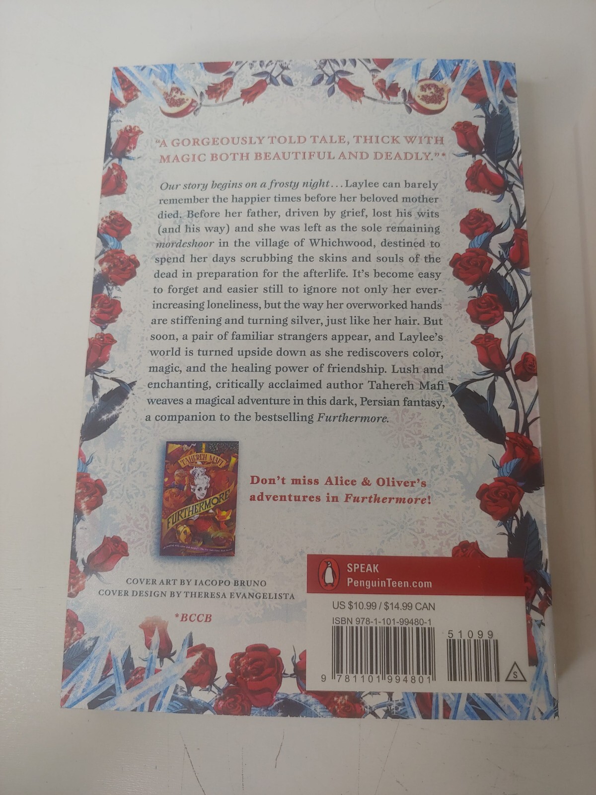 Tahereh Mafi Young Adult Novels Furthermore & Whichwood EXLIB